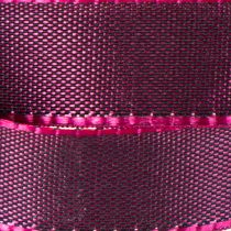 Product Narrow taffeta gift ribbon for creative decorations, 15mm wide, 50m long