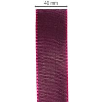 Product Gift ribbon, purple taffeta ribbon, elegantly shiny, 25mm wide, 50m long