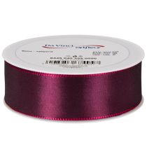 Product Gift ribbon, purple taffeta ribbon, elegantly shiny, 25mm wide, 50m long