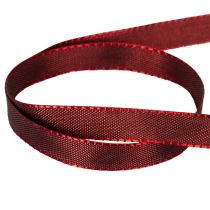 Product Decorative taffeta ribbon, narrow, for gift wrapping, 10mm wide, 50m long