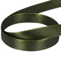 Product Gift ribbon with woven edge, taffeta ribbon for crafting, 15mm wide, 50m long