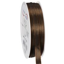 Product Decorative taffeta ribbon on a roll for gift wrapping and crafting, 10mm wide, 50m long
