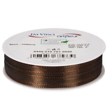 Product Decorative taffeta ribbon on a roll for gift wrapping and crafting, 10mm wide, 50m long