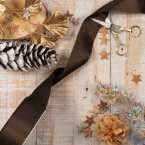 Product Wide taffeta gift ribbon, elegant and glossy, 40mm x 50m