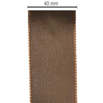 Product Wide taffeta gift ribbon, elegant and glossy, 40mm x 50m