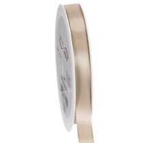 Product Decorative ribbon satin ribbon taffeta ribbon beige 15mm 50m
