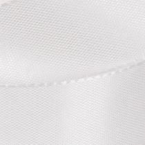 Product Decorative taffeta ribbon, white, 25mm wide, 50m long