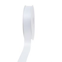 Decorative ribbon white 25mm 50m