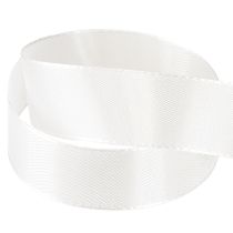 Product Decorative ribbon white 25mm 50m