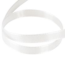 Product Decorative ribbon white 8mm 50m