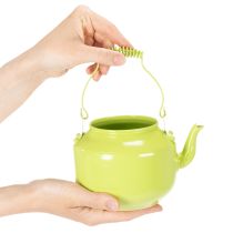 Product Decorative teapot as a flower vase, nostalgic retro style