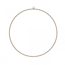 Decorative ring metal, metal ring for hanging, decorative ring patina Ø28cm 4pcs