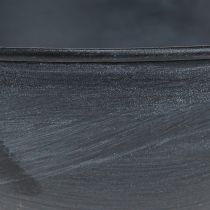 Product Decorative bowl metal with decorative ring anthracite Ø22.5cm H33cm