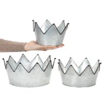 Product Decorative bowl metal bowl crown Ø26.5/22.5/19cm set of 3