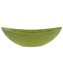 Product Decorative bowl plastic light green 39cm x 13cm H13cm 1 pc