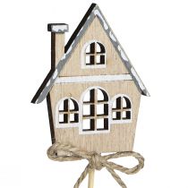 Product Christmas pot stakes Little Houses Wood 4.5×5cm 12 pcs