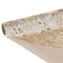 Product Table runner, decorative fabric with narrow bows, on a roll, 120x35cm, 2 pieces