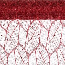 Product Christmas Deco Fabric Polyester Red x 2 assorted 35x200cm