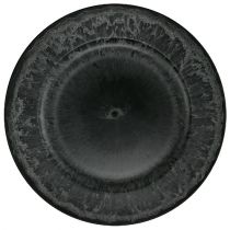 Product Decorative plate anthracite Ø33cm