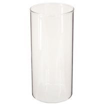 Product Decorative vase, flower vase, glass vase, colorless Ø9cm H20cm