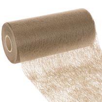 Product Non-woven table decoration roll 24 cm x 25 m in brown for festive tables