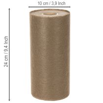 Product Non-woven table decoration roll 24 cm x 25 m in brown for festive tables