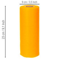 Product Non-woven table runner, yellow, 23 cm, modern table decoration roll