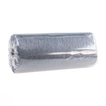 Product Decorative fleece table runner decorative fleece table runner silver 23cm 25m