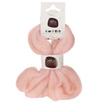 Product Decorative wool pink 2m wool cord felting wool for crafts &amp; floristry