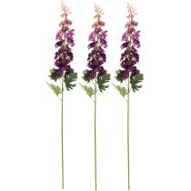 Product Decorative Delphinium as an artificial flower for stylish floral accents, 79cm, 3 pieces