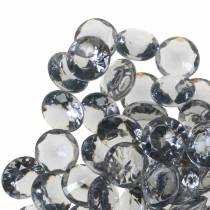 Decorative stones diamond acrylic gray Ø1.2cm 175g jewelry decoration