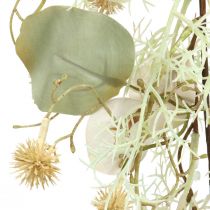 Thistle garland Globe thistle artificial plant decoration garland 127cm