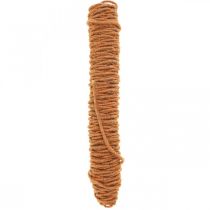Wick thread felt cord, felt cord, wool cord orange 55m