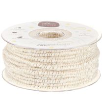 Product Wick thread Glamour White/Gold with wire 33m