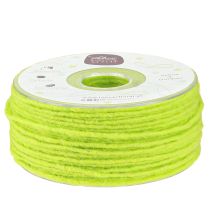 Product Wick thread wool cord felt cord light green W3mm L100m