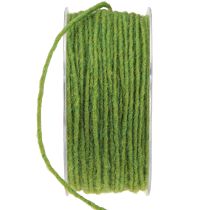 Product Wick thread wool cord felt cord moss green 3mm 100m