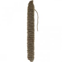 Wick thread brown felt cord 55m