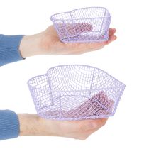 Product Wire baskets, heart-shaped, for decoration and organization, 20cm, set of 4