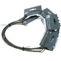 Product Wire Hearts 20cm Wave Rings Wreath Hoops Heart 10 Pcs