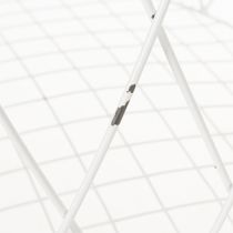 Product Wire basket with handle, white metal, Ø25/30/35cm, set of 3