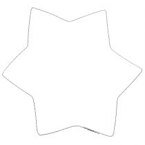 Product Wire Star Wave Ring Wire Stars for Wreaths 30cm 10 Pcs