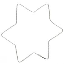 Product Wire Star Wave Ring Stars for Christmas Wreath 20cm 10 Pcs