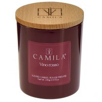 Product Scented candle in glass Camila red wine Ø7.5cm H8cm