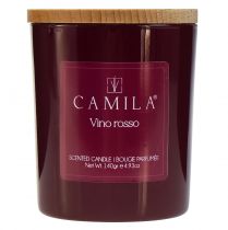 Product Scented candle in glass Camila red wine Ø7.5cm H8cm
