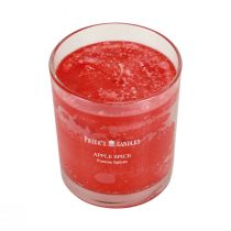 Scented candle in a glass scented candle Christmas Apple Spice H8cm