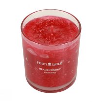 Product Scented candle in glass Black Cherry candle cherry Ø7.5cm H8cm