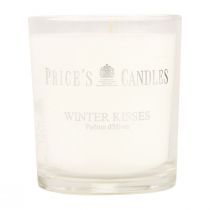 Product Scented candle in glass Scented candle Christmas White H8cm