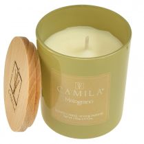Product Scented candle in glass Camila pomegranate Ø7.5cm H8cm
