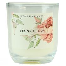Scented candle in glass Peony Peony Blush Ø7.5cm H8.5cm