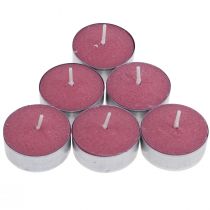 Product Scented candles strawberry, tealight scent, room scented candle Ø3.5cm H1.5cm 18 pieces